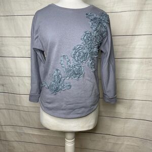 Anthropologie Blue Tassel Ambrosi blue top small